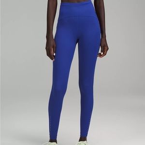 lululemon blue leggings with pockets size 2